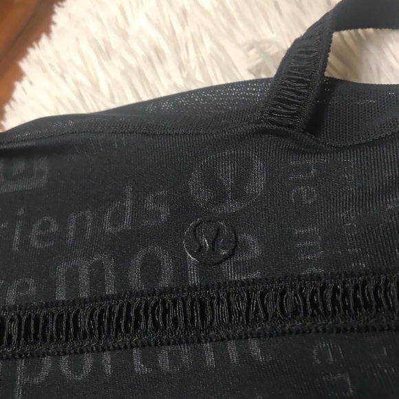Lululemon Tank Top-Black-Size 2 -Good Condition - Picture 5 of 12